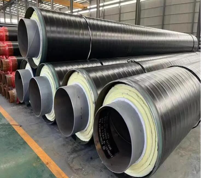 龙山钢套钢蒸汽保温管